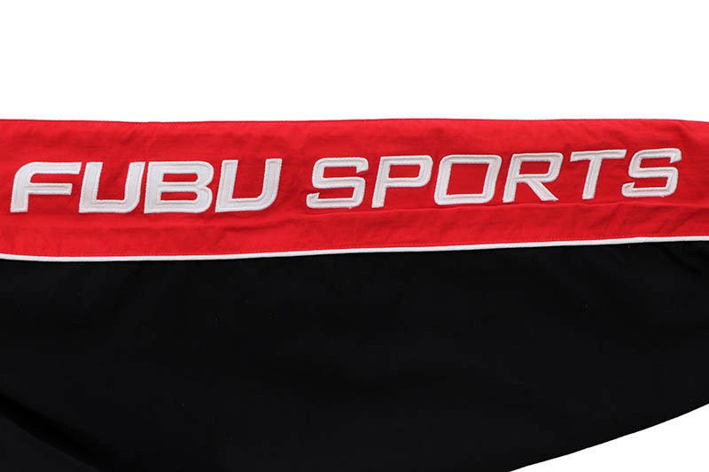FUBU NYLON PULL-OVER (FAM-42102:BLACK)