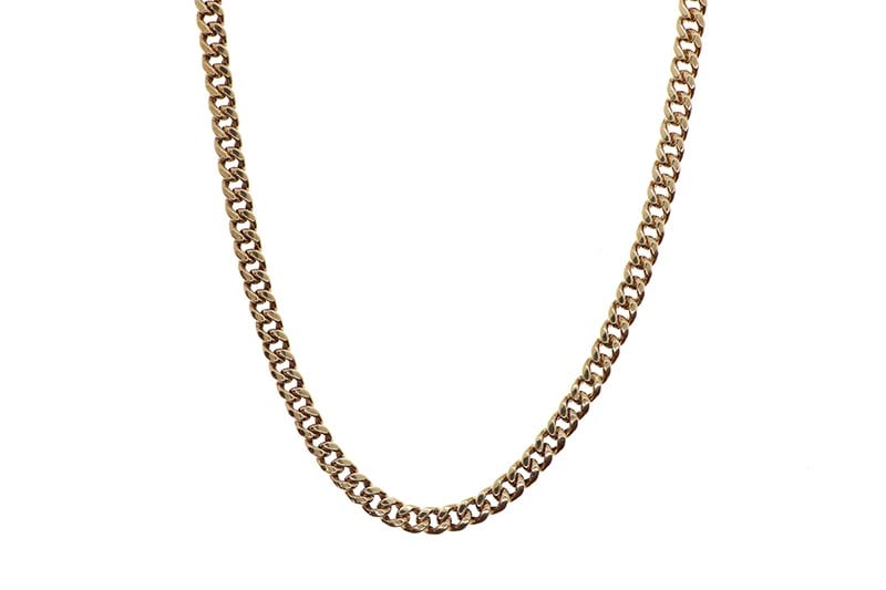 10K CUBAN CHAIN 22INCH