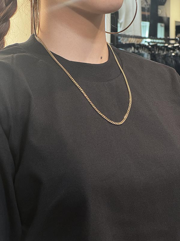 10K CUBAN CHAIN 22INCH