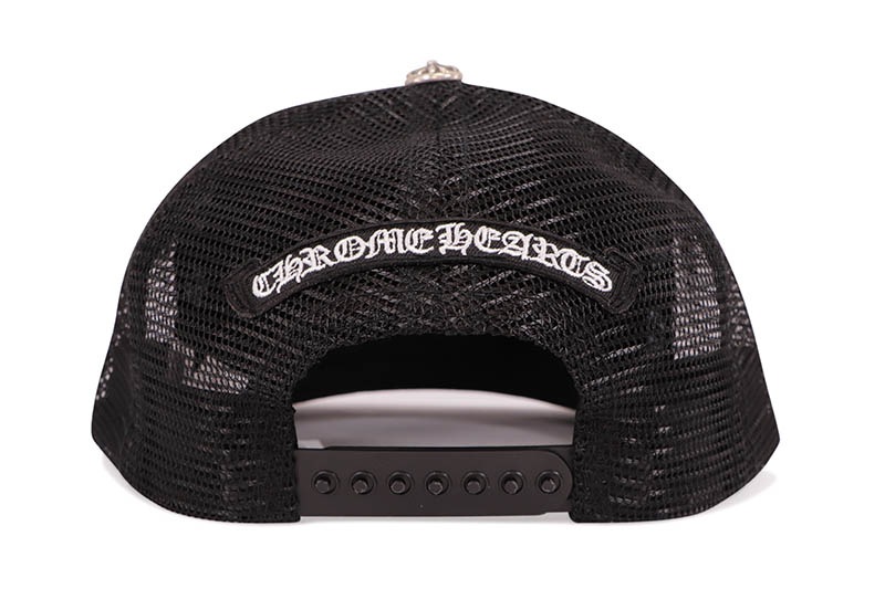 CHROME HEARTS CEMETERY TRUCKER HAT (BLACK CAMO)