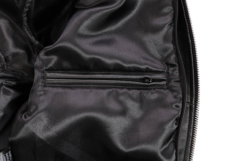 HUDSON OUTERWEAR LEATHER JACKET (398-RAGLAN:BLACK)