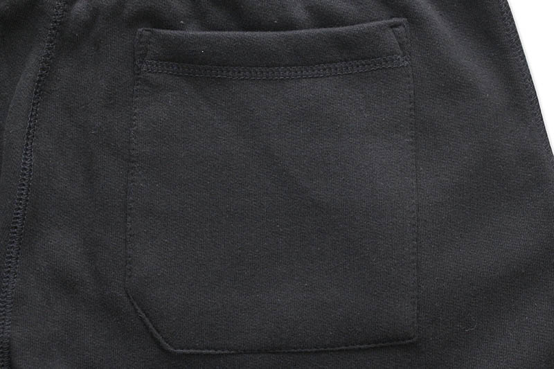 RODMAN BRAND RETRO LOGO SHORTS (BLACK)