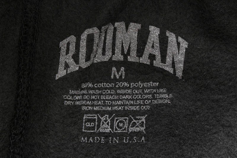 RODMAN BRAND RETRO LOGO SHORTS (BLACK)