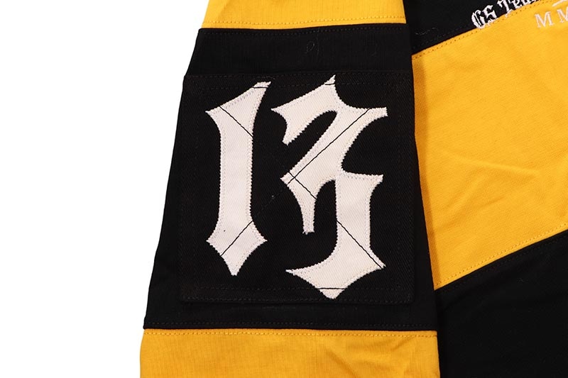 GODSPEED CLASSIC FIELD RUGBY SHIRT (BLACK/YELLOW)