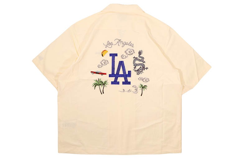NEW ERA LOS ANGELES DODGERS SOUVENIR SHIRT (OFF WHITE) 14856642