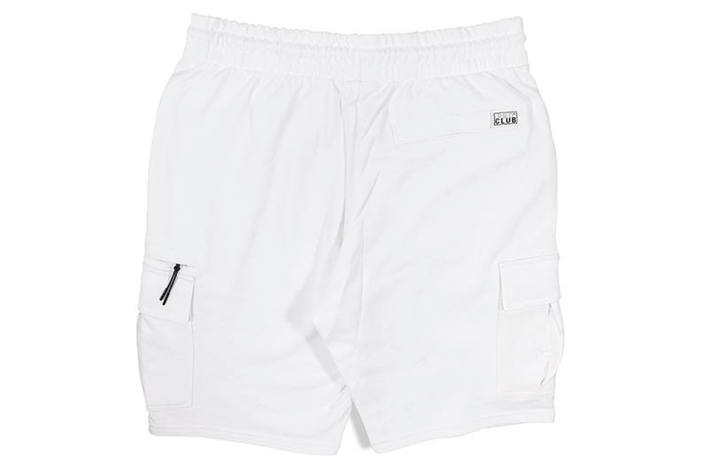 PRO CLUB COMFORT FRENCH TERRY CARGO SHORT - 11 INCH INSEAM (SNOW WHITE) 13PC0402