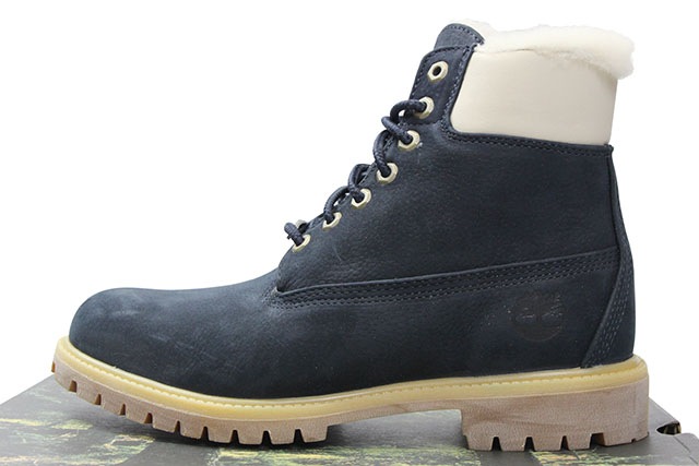 KITH NYC×TIMBERLAND SHEARING 6-INCH BOOTS(TB0A1KYK/NAVY)