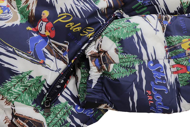 POLO RALPH LAUREN POLO SKI DOWN JACKET (710879814001:NAVY MULTI)