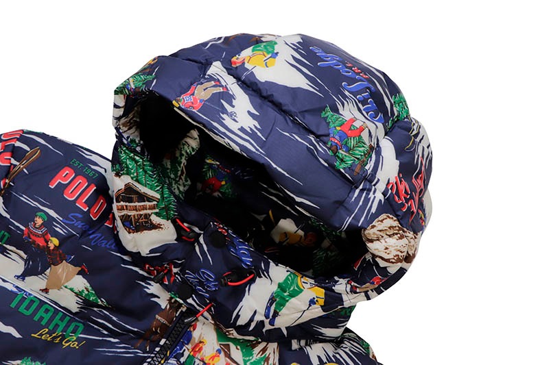 POLO RALPH LAUREN POLO SKI DOWN JACKET (710879814001:NAVY MULTI)