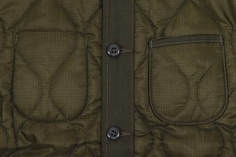 POLO RALPH LAUREN QUILTING LINER BUTTON JACKET (OLIVE)
