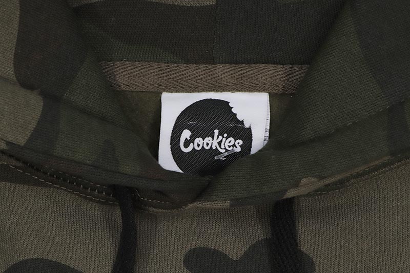 COOKIES ORIGINAL LOGO HOODIE (CAMO/ORANGE) 1564H6664 CM232HFP04