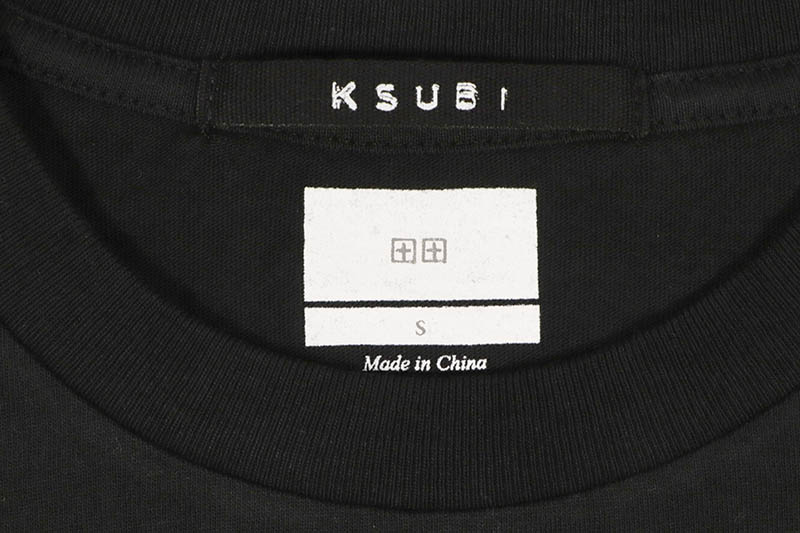 KSUBI 4 x 4 BIGGIE SS TEE (5000006290:JET BLACK) | Brand,G-L