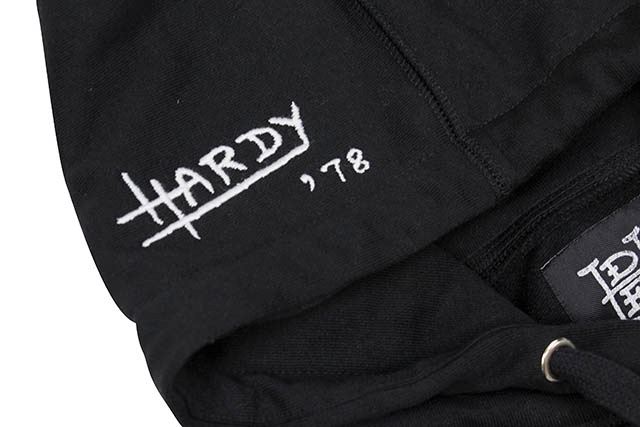 ED HARDY EMBROIDERED SKULL DAGGER HOODIE (BLACK)