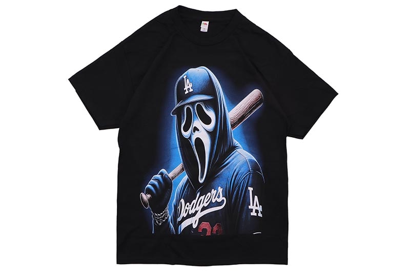 HOUSE OF TEES SCREAM LA GRAPHIC T-SHIRT (BLACK)