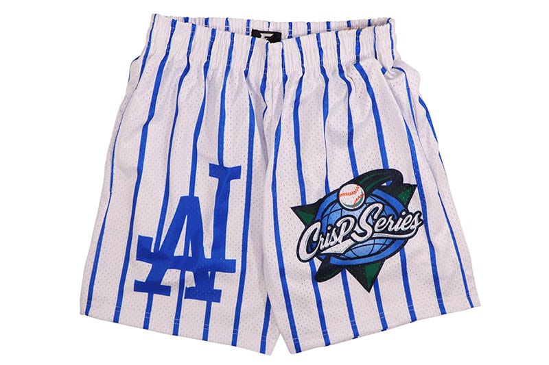 CrisP NYC BLUE PINSTRIPES SHORTS