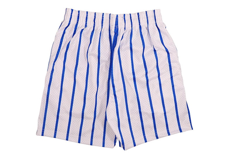 CrisP NYC BLUE PINSTRIPES SHORTS