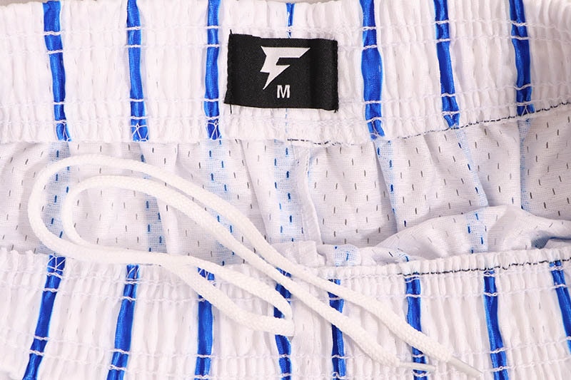 CrisP NYC BLUE PINSTRIPES SHORTS