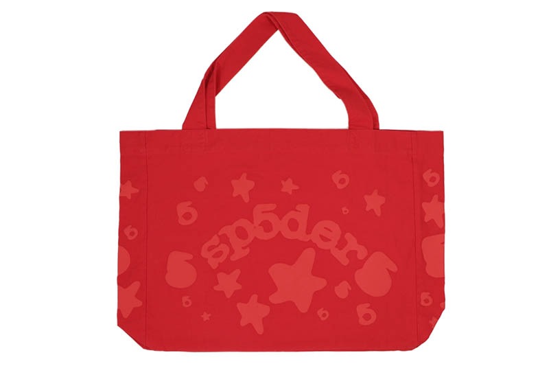SP5DER BELUGA OVERSIZED TOTE (RED)