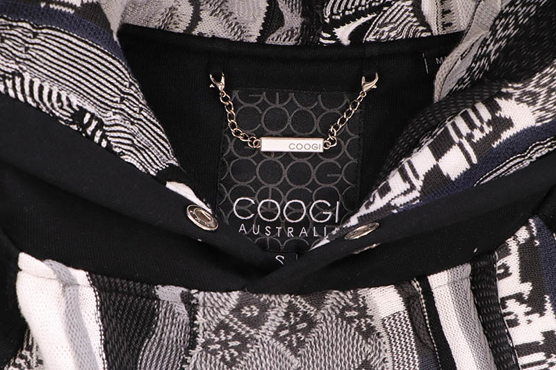 COOGI LINK FLEECE HOODY (CG-KT-241:BLACK)