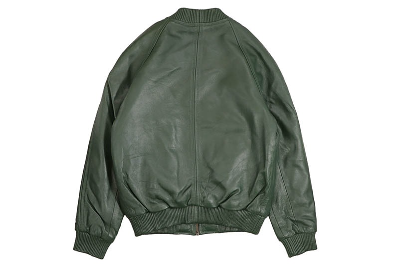 JAKEWOOD LAMB KNOX LEATHER JACKET (EMRLD GREEN)