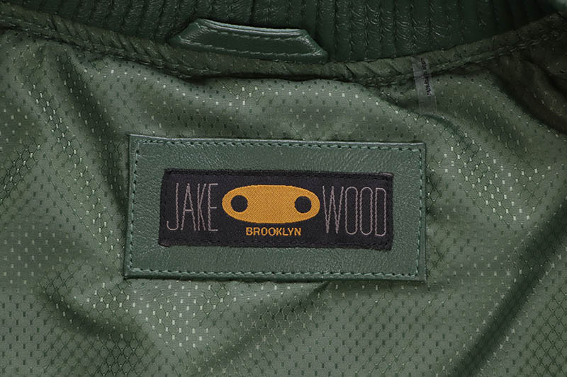 JAKEWOOD LAMB KNOX LEATHER JACKET (EMRLD GREEN)