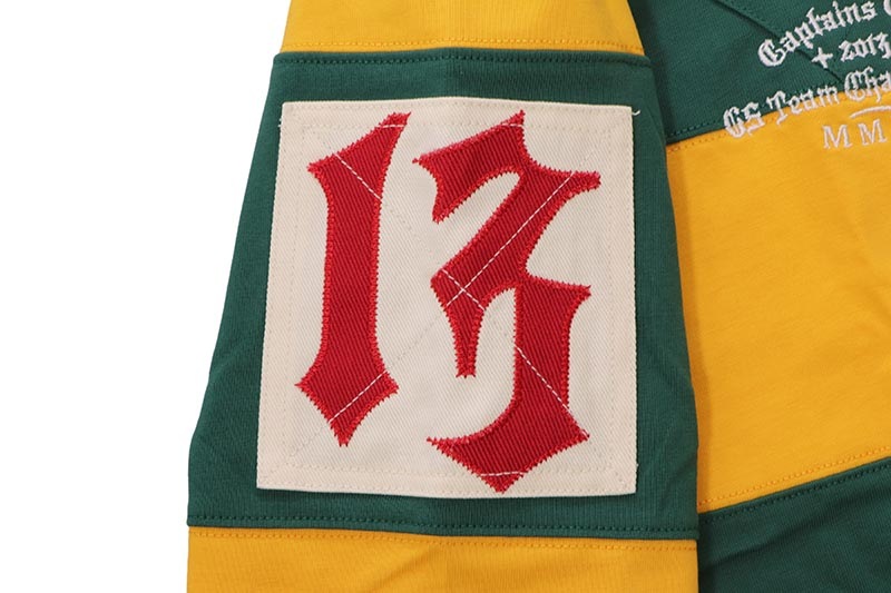 GODSPEED CLASSIC FIELD RUGBY SHIRT (GREEN/YELLOW)