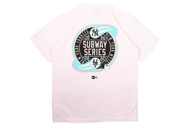 NEW ERA NEW YORK YANKEES SUBWAY SERIES COTTON TEE (WHITE) 14856702