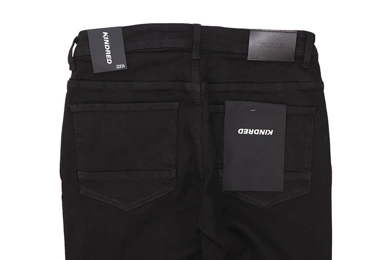 KINDRED STACKED BONE LINE DENIM PANTS (KD2215:JET BLACK) | Brand