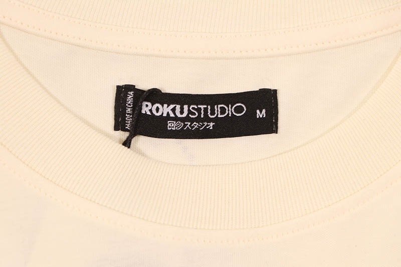 ROKU STUDIO FLY AGAIN BOXY TEE (RK1482074:EGGSHELL)