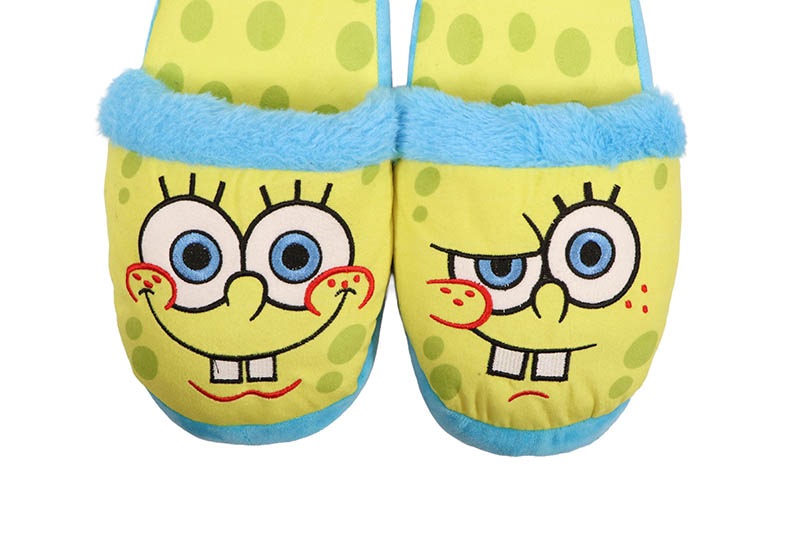 ODD SOX SPONGEBOB SLIP-ON SLIPPERS (38179FSL:YELLOW)
