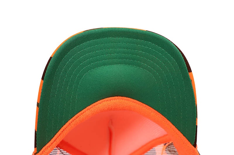 oMA STUDIOS LA TRUCKER HAT (ORANGE CAMO)