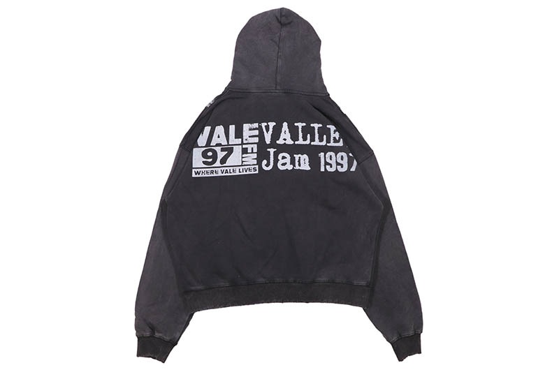 VALE BLACK BIG CHAIN HOODIE