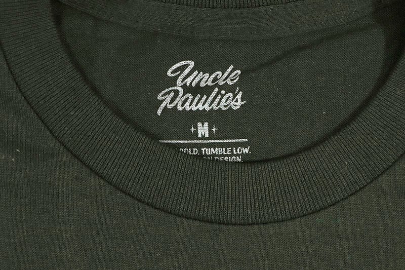UNCLE PAULIE'S 3RD STREET TEE (FOREST GREEN)