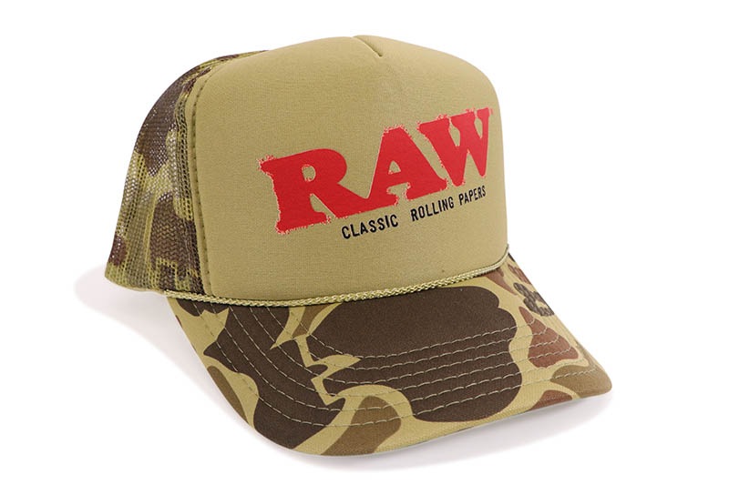 RAW TRUCKER HAT (DUCK CAMO)