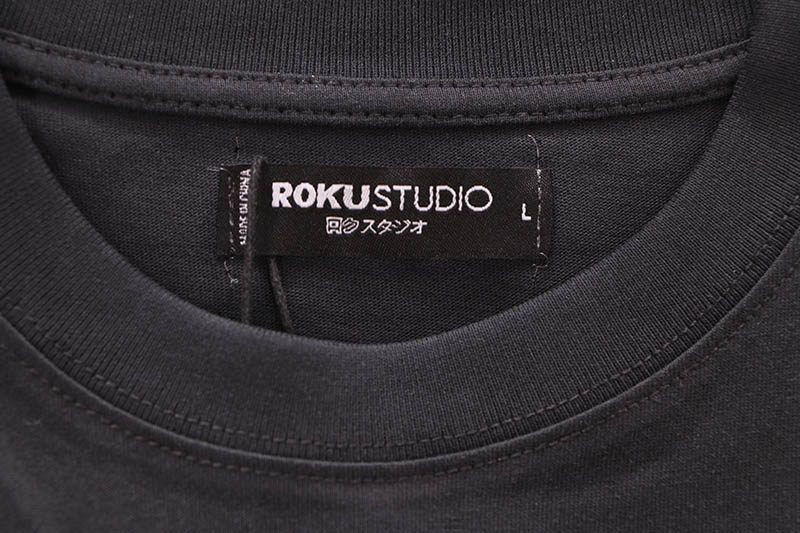 ROKU STUDIO NEVER STOP FADED BOXY TEE (RK1482094:BLACK)