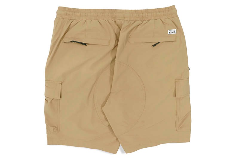 PRO CLUB COMFORT STRETCH NYLON CARGO SHORT - 9 1/2 INCH INSEAM (KHAKI) 13PC0506