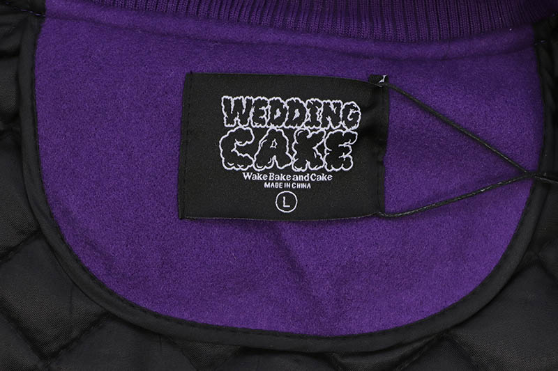 WEDDING CAKE LA LA VARSITY JACKET (WC6970323:PURPLE)