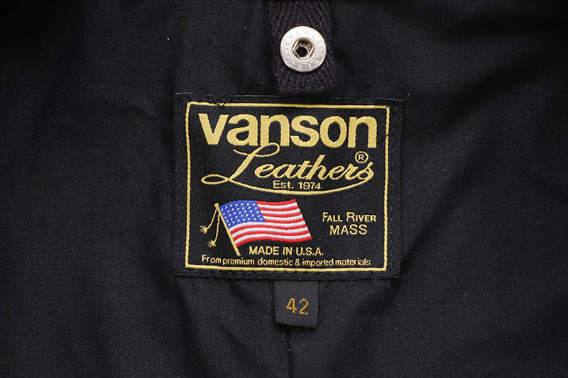 VANSON BONES FLAT-TRACK JACKET (BONE BLACK) | Brand,S-Z,VANSON