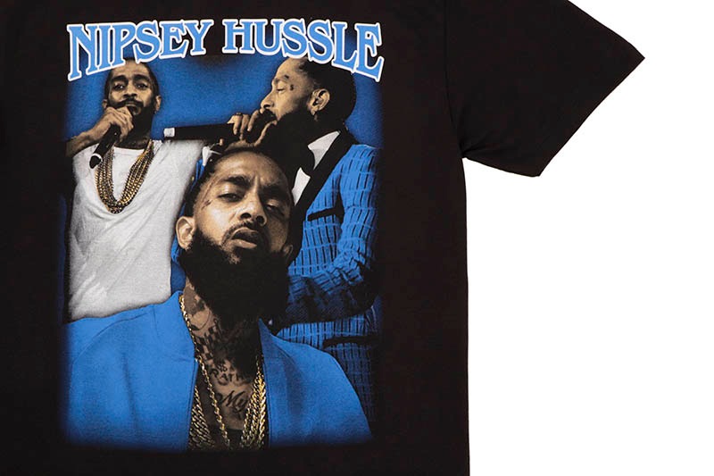 NIPSEY HUSSLE GRAPHIC T-SHIRT (BLACK)