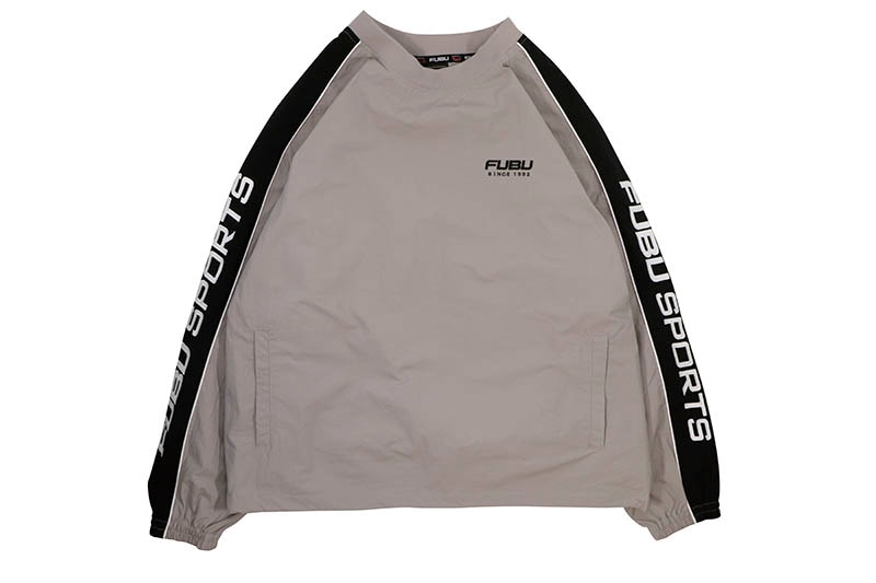 FUBU NYLON PULL-OVER (FAM-42102:GRAY)
