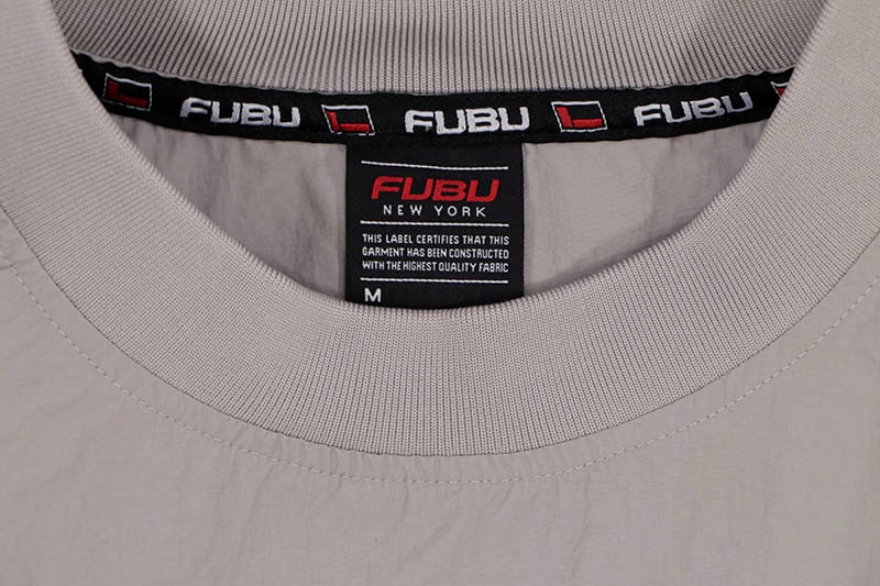 FUBU NYLON PULL-OVER (FAM-42102:GRAY)