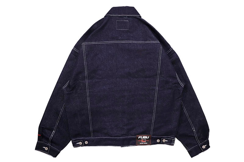 FUBU METALLIC DENIM JACKET (FAM-51304:NAVY) | SALE1 | GROWAROUND