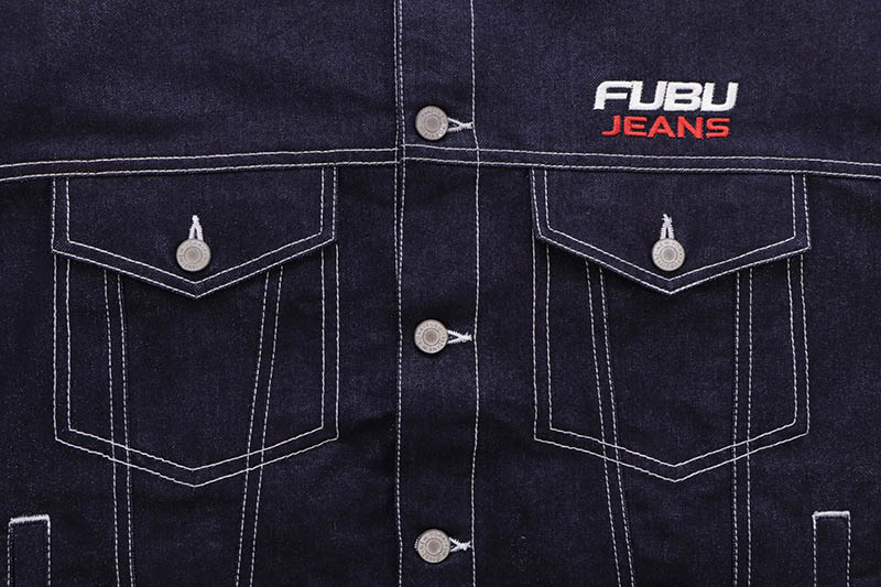 FUBU METALLIC DENIM JACKET (FAM-51304:NAVY) | SALE1 | GROWAROUND