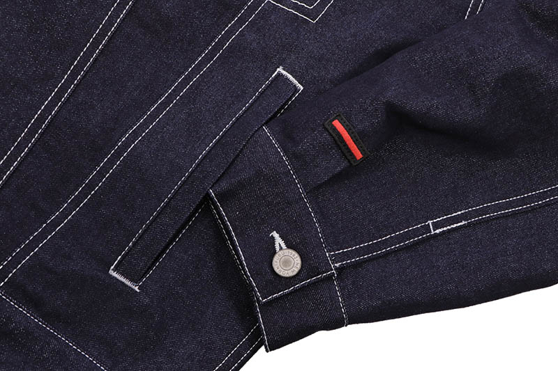 FUBU METALLIC DENIM JACKET (FAM-51304:NAVY) | SALE1 | GROWAROUND