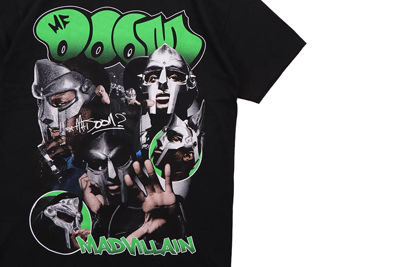HOUSE OF TEES MF DOOM MADVILLAIN GRAPHIC T-SHIRT (BLACK)