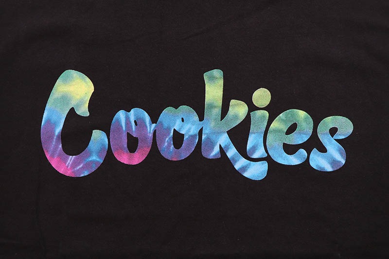 COOKIES ORIGINAL LOGO TEE (BLACK/MULTI TYE DYE) 1564T6661 CM232TSP01