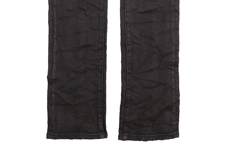 PURPLE BRAND LOW RISE FLARE JEAN (P004 BLRE823:BLACK RESIN)