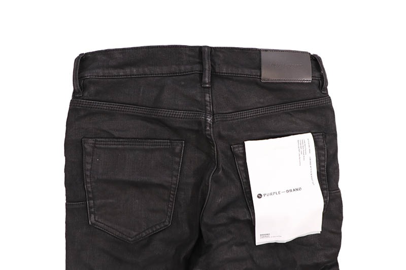 PURPLE BRAND LOW RISE FLARE JEAN (P004 BLRE823:BLACK RESIN)