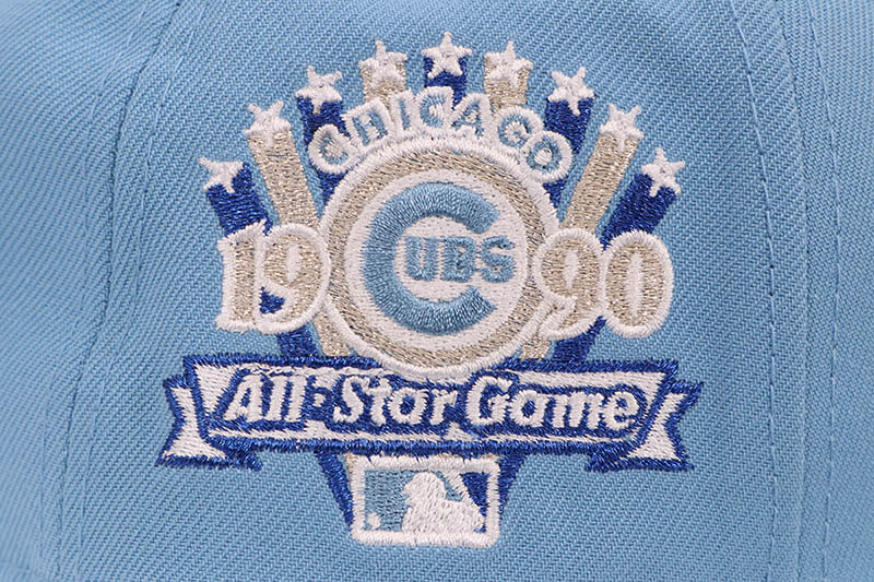 NEW ERA CHICAGO CUBS 9FORTY AF ADJUSTABLE CAP (1990 ALL STAR GAME SIDE PATCH/GREY UNDER VISOR/SKY)