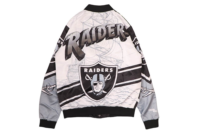 CHALK LINE LAS VEGAS RAIDERS FANIMATION SATIN JACKET (CL23LV000